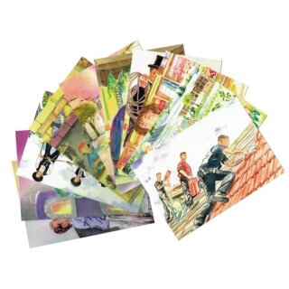 KUNSTPOSTKARTEN,  10 Kunstpostkarten mit Berufsdarstellungen für die dritte Klasse (Paket 1)