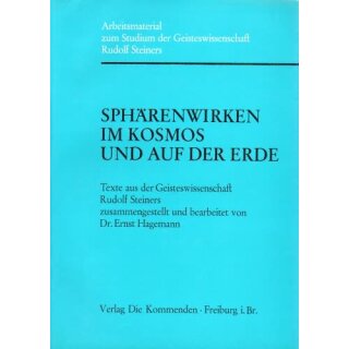 HAGEMANN, ERNST (Hrsg.) Sphärenwirken im Kosmos und auf der Erde