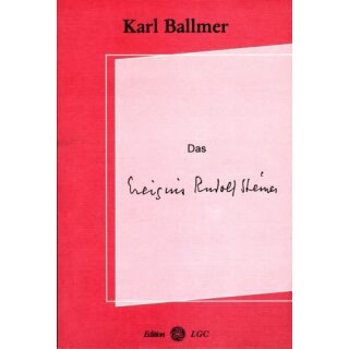 BALLMER, KARL Das Ereignis Rudolf Steiner